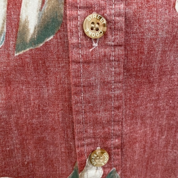 Cooke STREET Honolulu Aloha Reverse Print Hawaiian Shirt Men XL - Picture 3 of 9